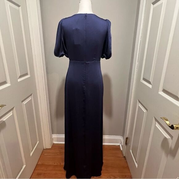 NWT Sachin + Babi Alli gown with puff sleeves in Cobalt blue women's size 8 - Picture 10 of 13